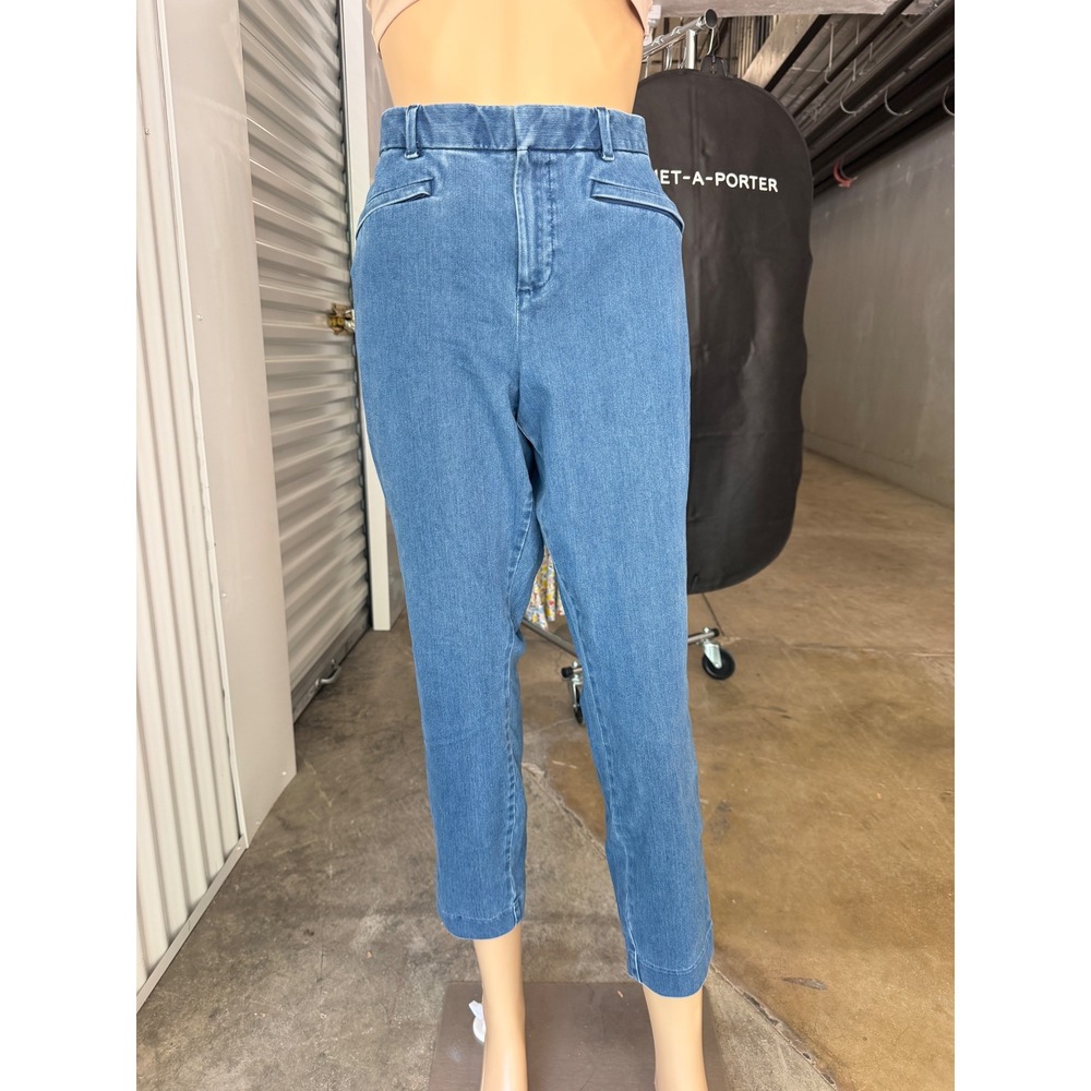GAP Signature Skinny Ankle Jeans Womens 14 Blue High Rise Stretch Lyocell Blend